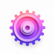 lukaskule_a_single_round_icon_of_cogs_representing_productivity_49ecbc59-73c6-4713-8299-2b2472b7f1fb